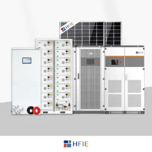 Промислова система накопичення енергії Hfie потужністю 500 кВт, сонячна система 1 МВт.год, автономна, з літієвим акумулятором 500 кВт.год