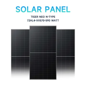 Сонячна панель Tiger Neo N-типу 72HL4-(V) | Висока ефективність 570-590 Вт для комерційного використання